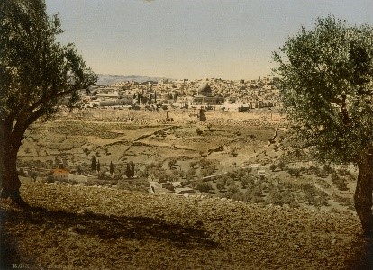 Jérusalem, vue Générale du mont des Oliviers